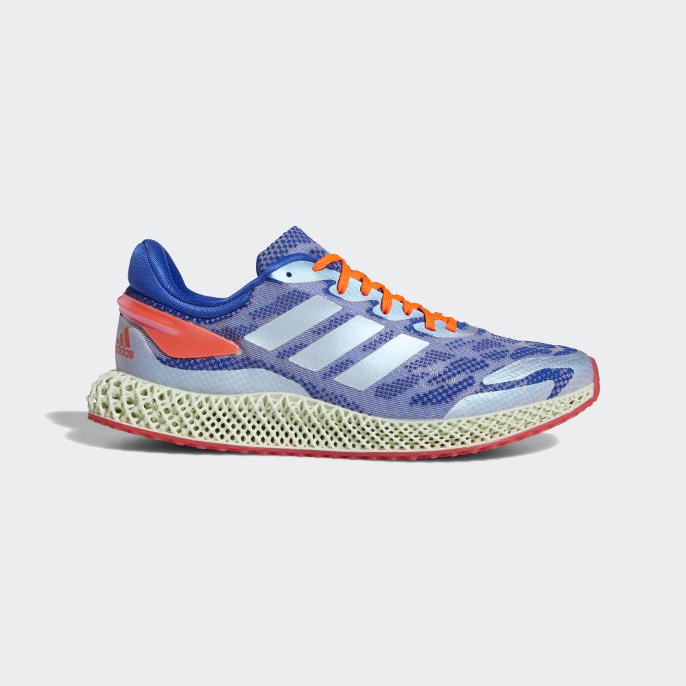 Adidasi Alergare Adidas 4D Run 1.0 Barbati Romania - Albastri/Albi/Rosii FW1231